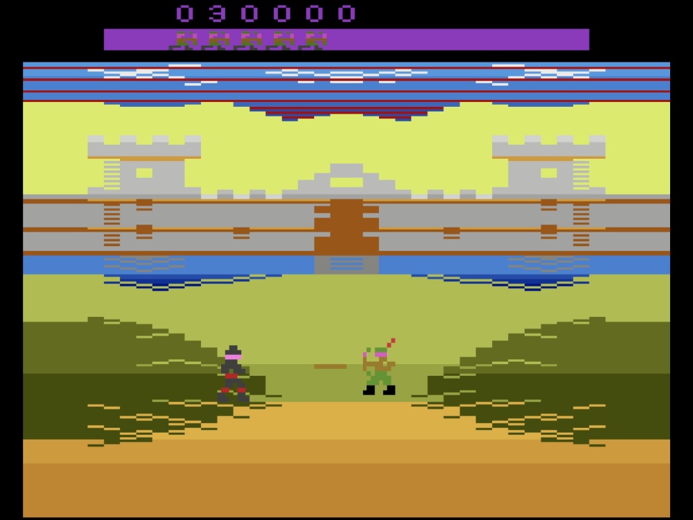 Gameplay of Robin Hood for Atari 2600